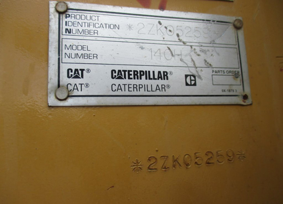 Cat 140H-VHP 2ZK05259