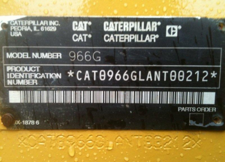 Cat 966GII ANT00212