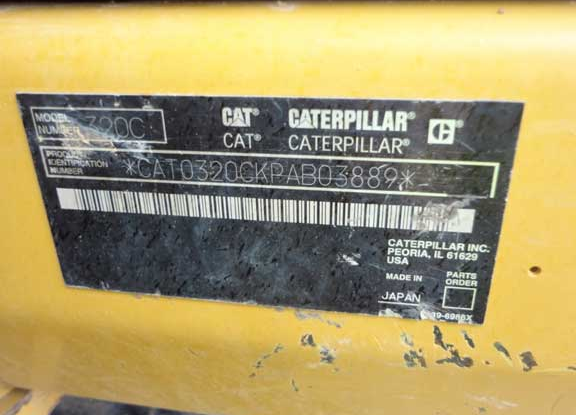Cat 320CL PAB3889