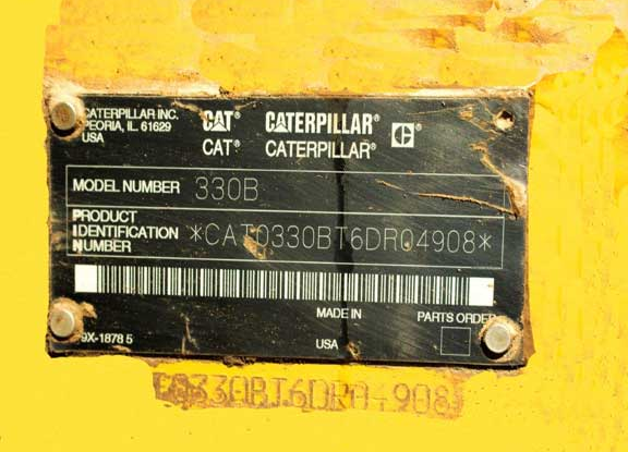 Caterpillar 330BL 6DR04908