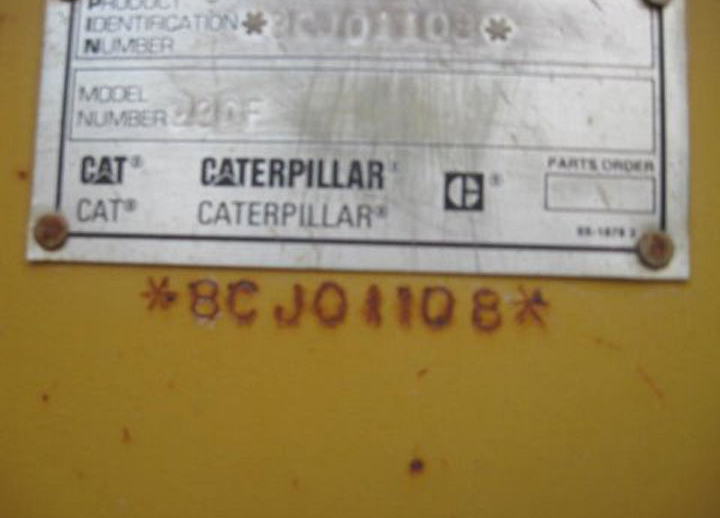 Cat 980F 8CJ01108