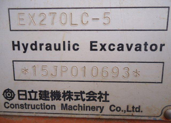 Hitachi EX270LC-5 15JP01069
