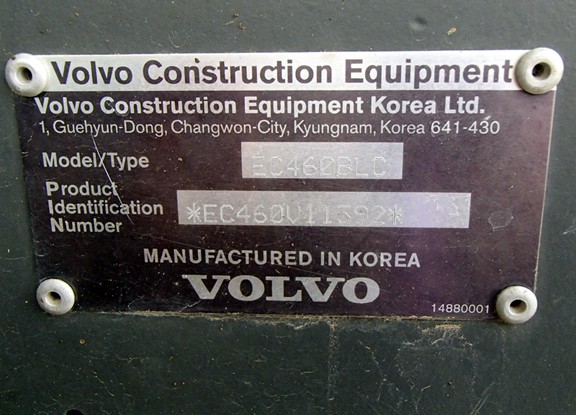 Volvo EC460B 11392