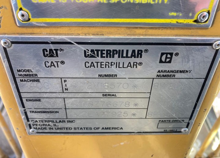 Caterpillar 140G 72V16570