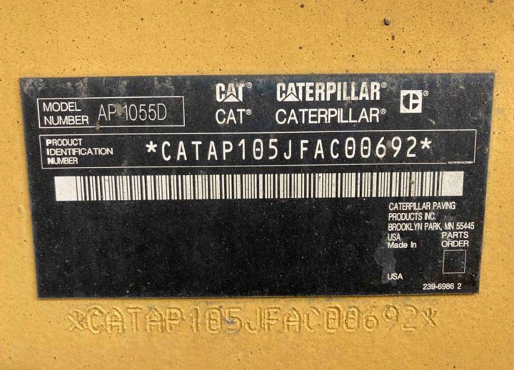 Caterpillar AP1055D FAC00692