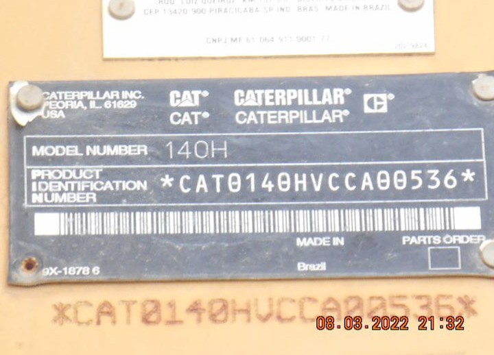 Caterpillar 140H CCA00536