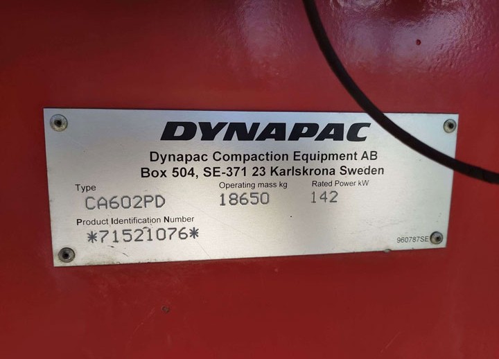 Dynapac CA602PD 71521076