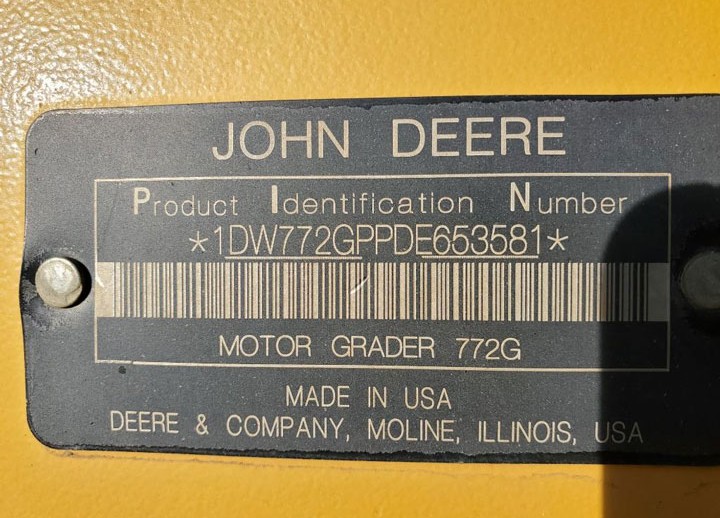 John Deere 772GP 1DW772GPPDE653581
