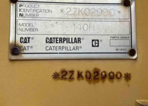 Caterpillar 140HNA 2ZK02990