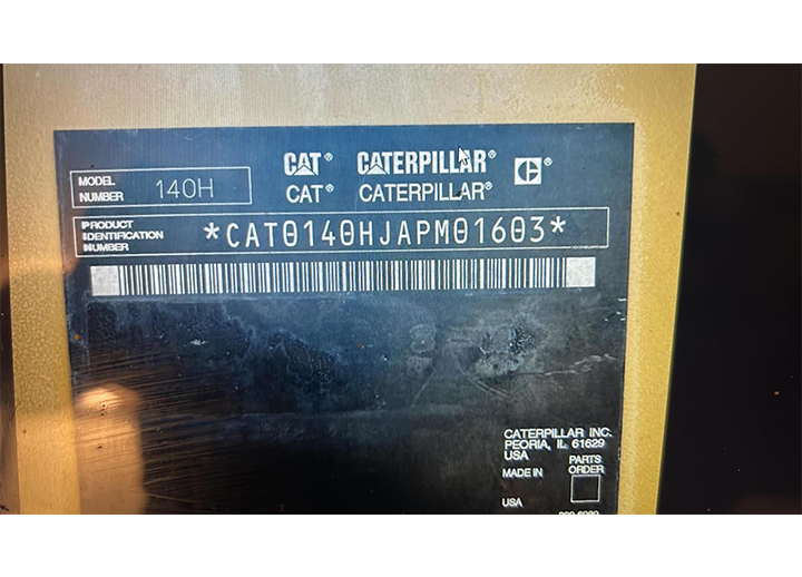 Caterpillar 140H APM01603