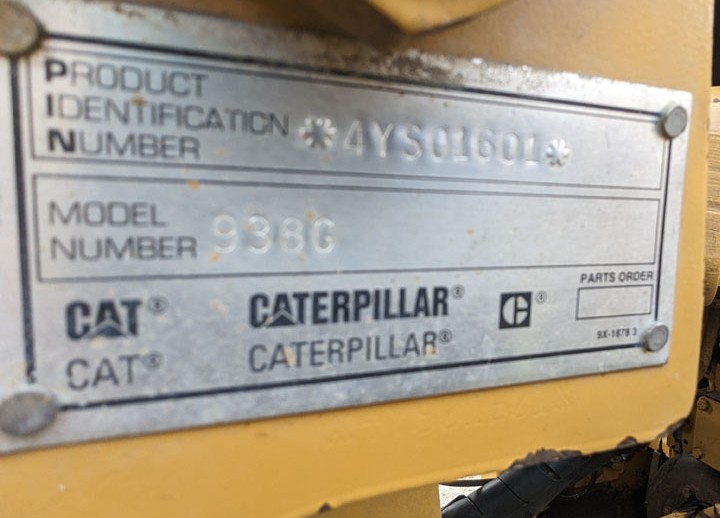 Caterpillar 938G 4YS01601