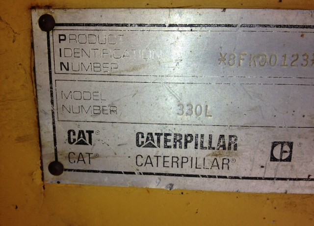 Cat 330L 8FK00123