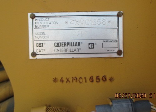 Caterpillar 12H 4XM01656