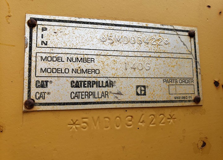 Caterpillar 140G 5MD03422