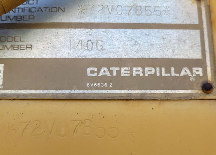 Caterpillar 140G 72V07855