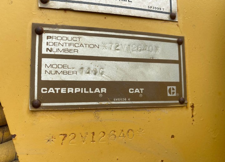 Caterpillar 140G 72V12640