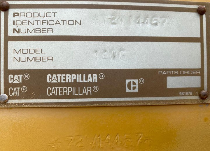 Caterpillar 140G 72V14457