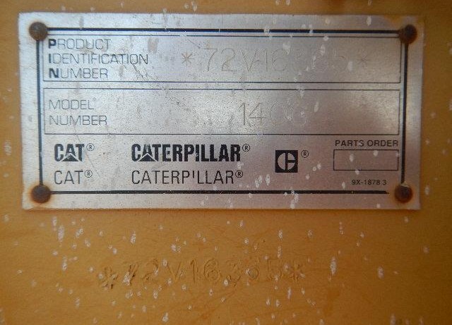 Caterpillar 140G 72V16365