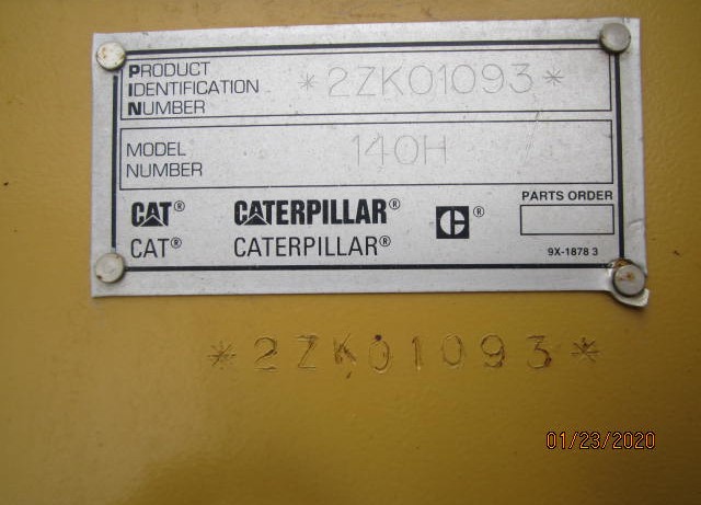Caterpillar 140H 2ZK01093