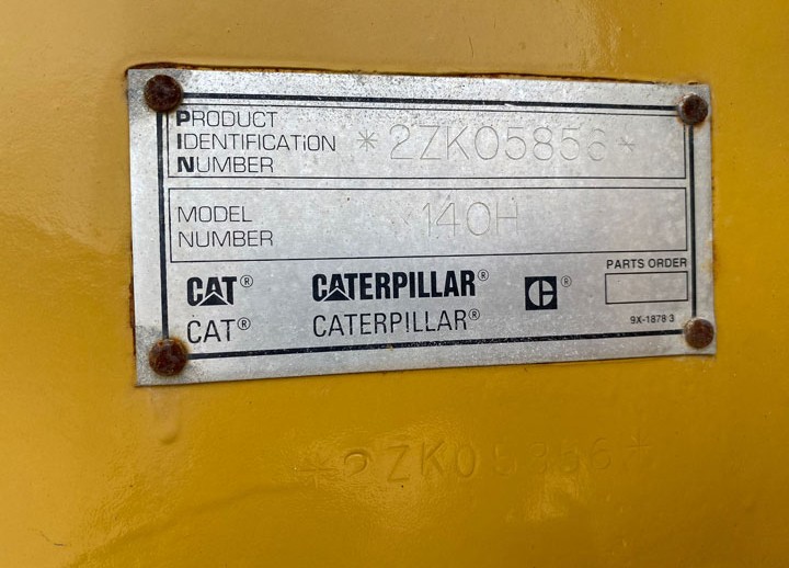 Caterpillar 140H 2ZK05856