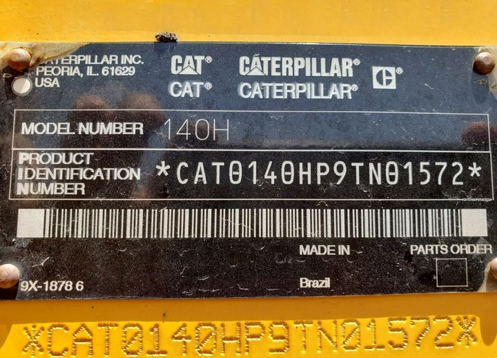 Caterpillar 140H 9TN01572
