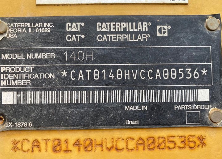 Caterpillar 140H CCA00536