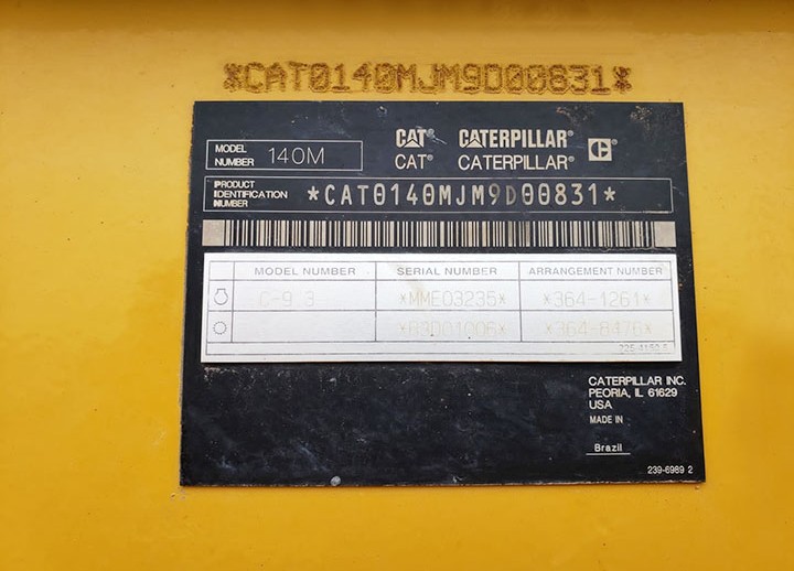 Caterpillar 140M2 M9D00831