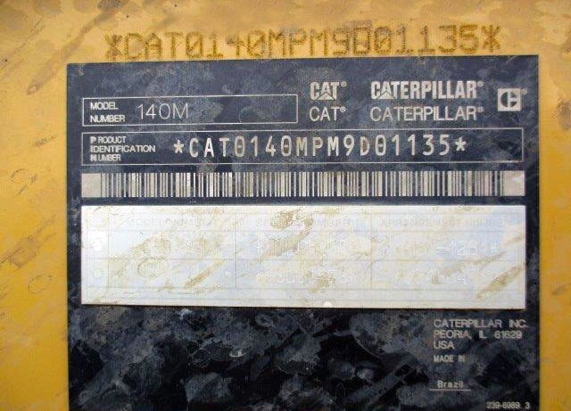 Caterpillar 140M2 M9D01135