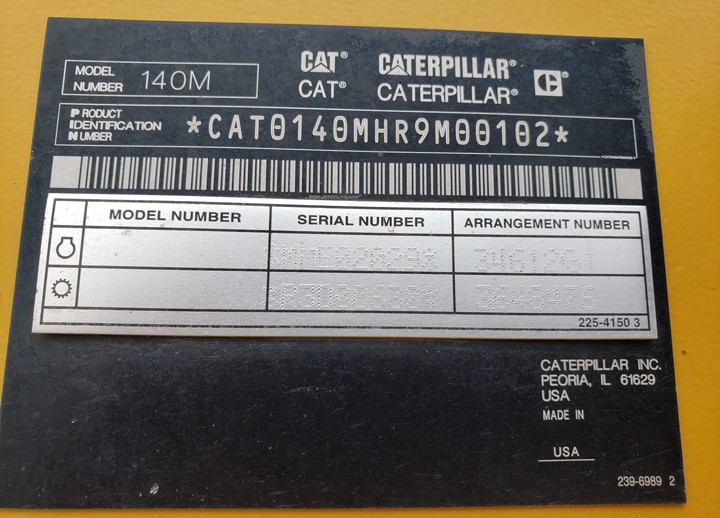 Caterpillar 140M2 R9M00102