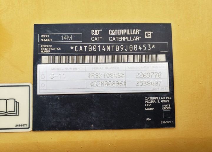 Caterpillar 14M B9J00453