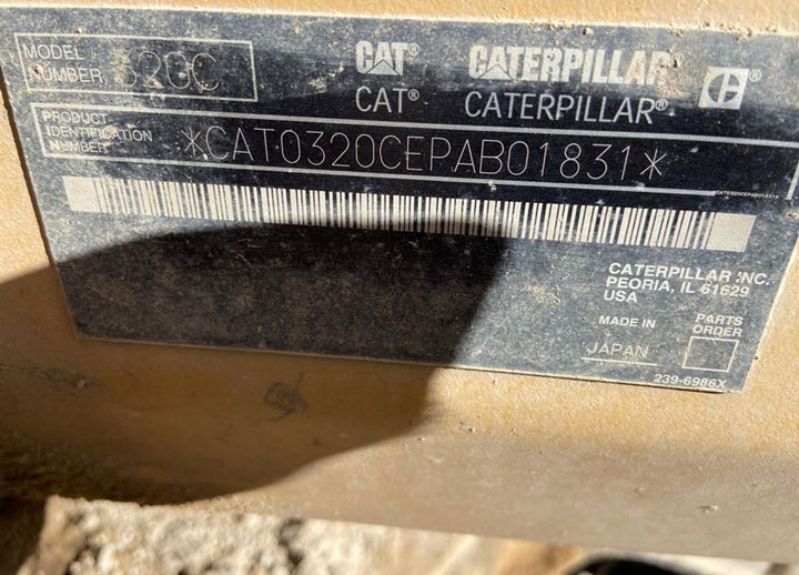 Caterpillar 320CL PAB01831