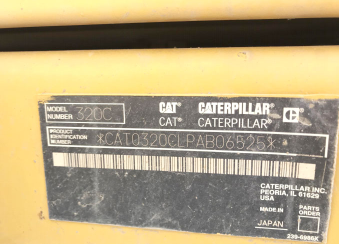 Caterpillar 320CL PAB06525
