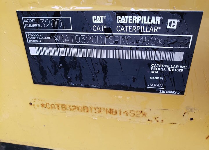 Caterpillar 320DL SPN01452