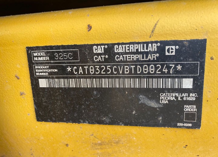 Caterpillar 325CL BTD00247