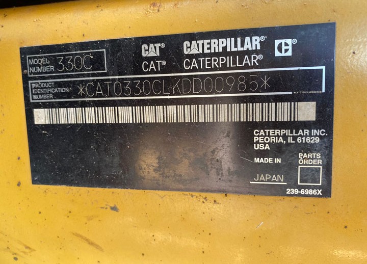 Caterpillar 330CL KDD00985