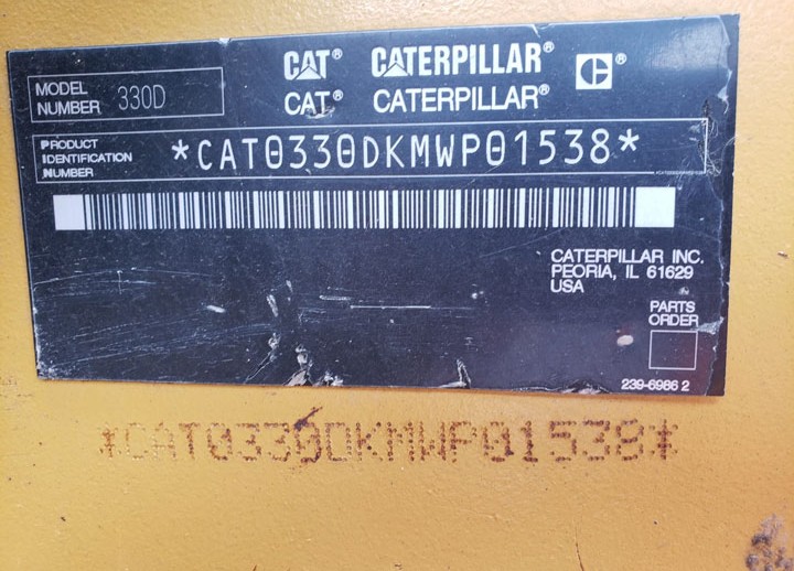 Caterpillar 330DL MWP01538