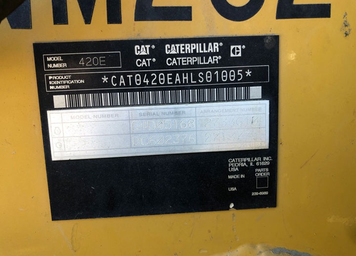 Caterpillar 420E HLS01005