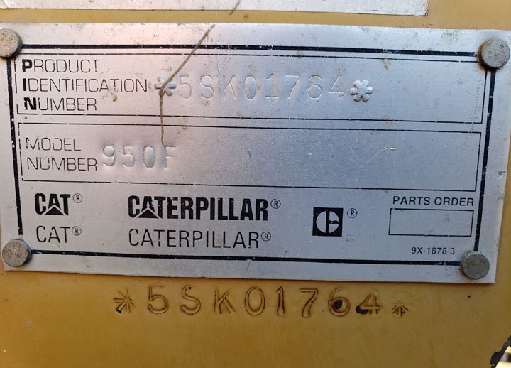 Caterpillar 950F 5SK01764