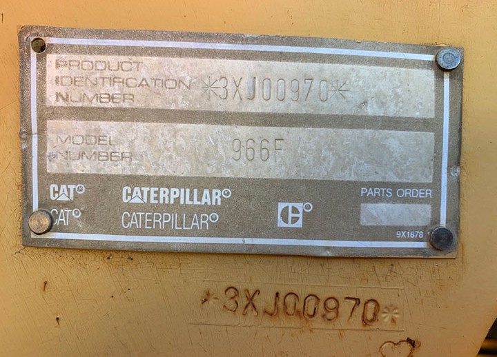 Caterpillar 966F 3XJ00970