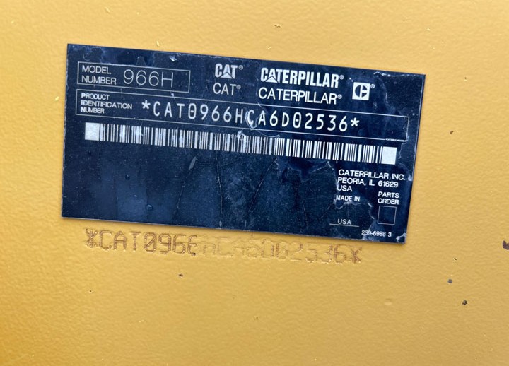 Caterpillar 966H A6D02536
