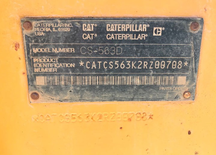 Caterpillar CS563D 2RZ00708