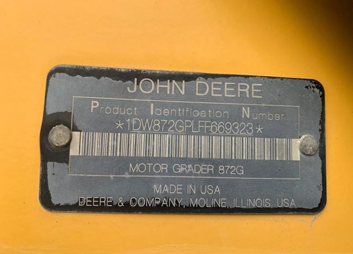 John Deere 872GP 1DW872GPLFF669323